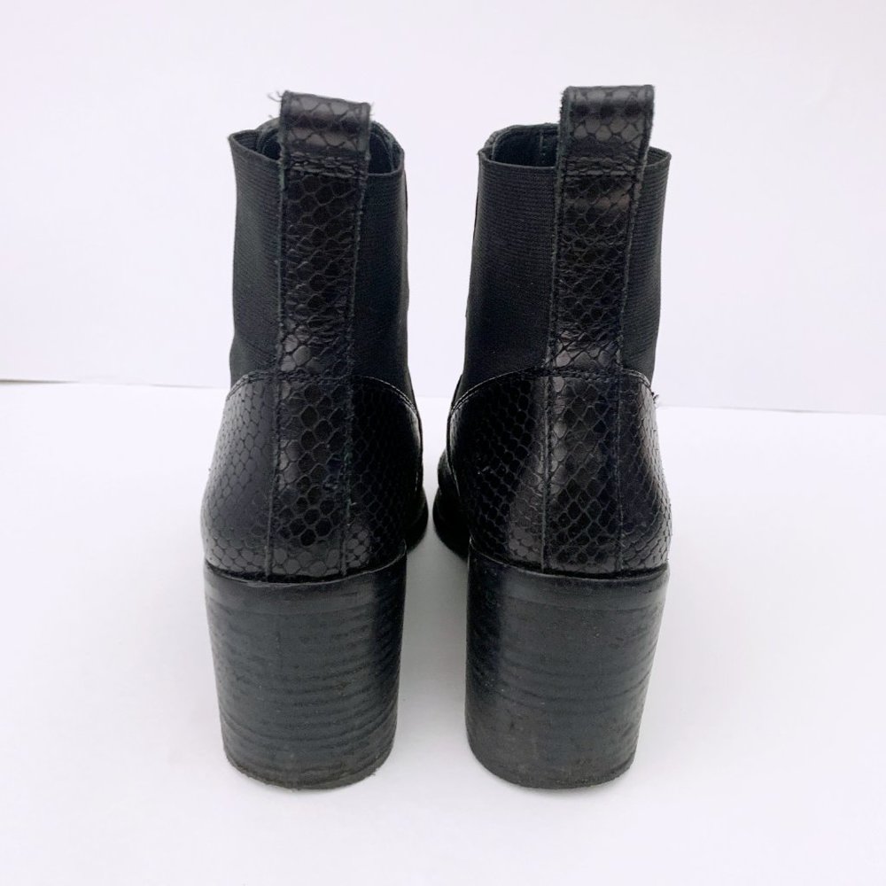 & Other Stories Python Embossed Leather Boots - image 6